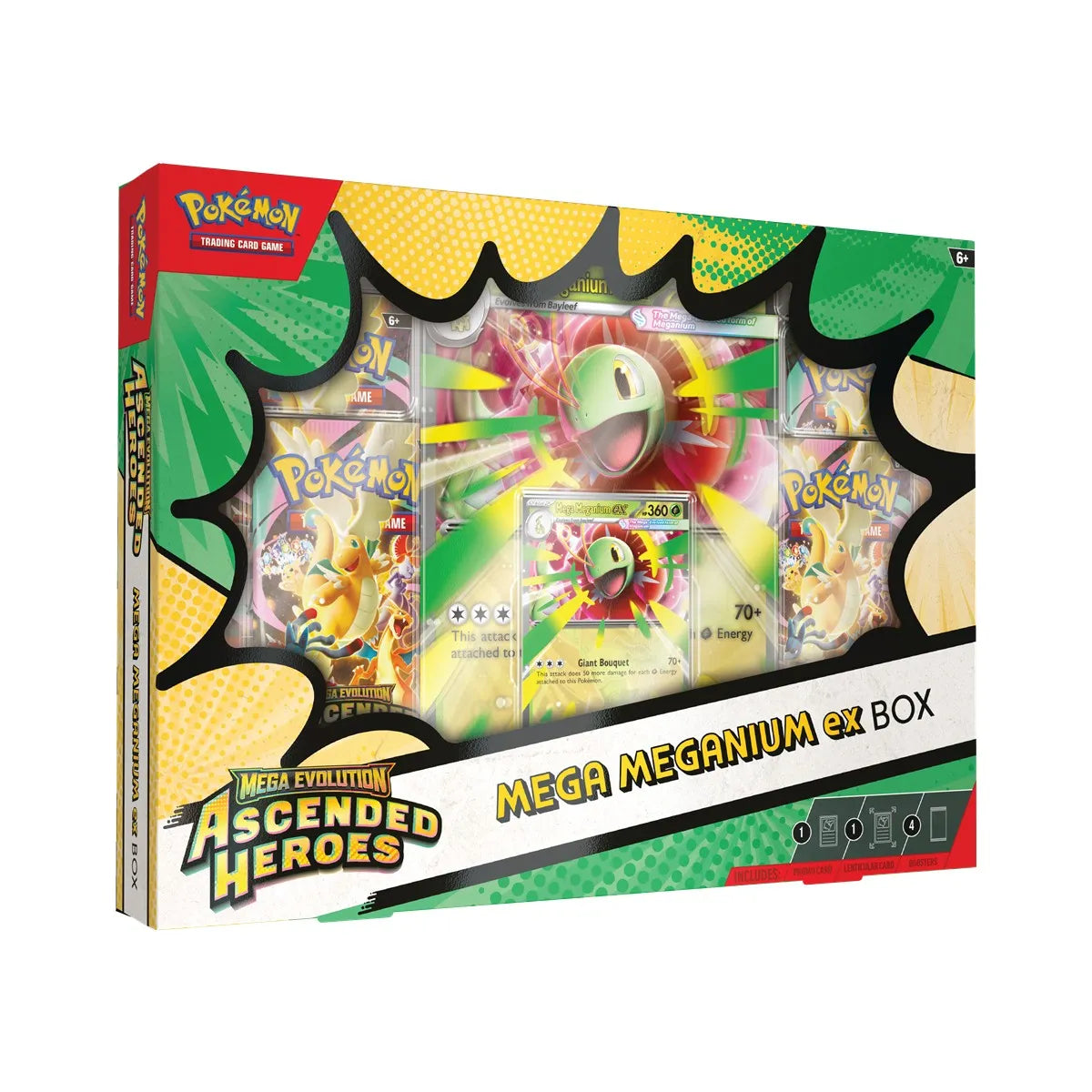 Mega Feraligatr ex -Ascended Heroes Box מגה מגניום אסנדד הירוז בוקס פוקימון